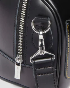 Dr. Martens New And Featured|Accessories*Kiev Leather Top Handle Bag in Black Black — Kiev & Smooth