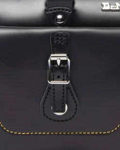 Dr. Martens New And Featured|Accessories*Kiev Leather Top Handle Bag in Black Black — Kiev & Smooth
