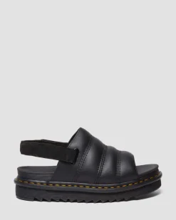 Dr. Martens Spring Sandals|Sandals*Kole Athena leather strap sandals in Black BLACK — Athena