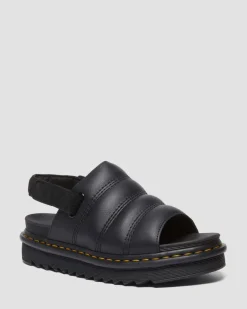 Dr. Martens Spring Sandals|Sandals*Kole Athena leather strap sandals in Black BLACK — Athena