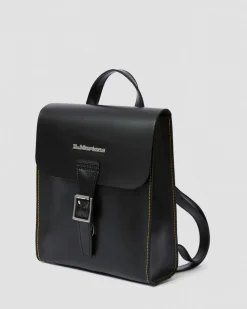Dr. Martens Accessories|Accessories*Leather Mini Backpack in Black Black — Smooth+Kiev
