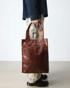 Dr. Martens Accessories|Accessories*LEATHER TOTE BAG in Amber Tan AMBER TAN — Mayhem Rb