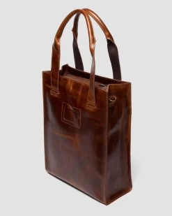 Dr. Martens Accessories|Accessories*LEATHER TOTE BAG in Amber Tan AMBER TAN — Mayhem Rb