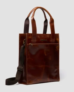 Dr. Martens Accessories|Accessories*LEATHER TOTE BAG in Amber Tan AMBER TAN — Mayhem Rb