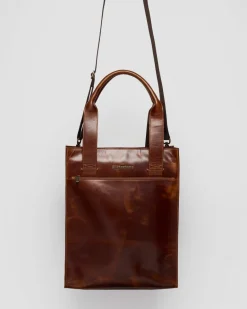 Dr. Martens Accessories|Accessories*LEATHER TOTE BAG in Amber Tan AMBER TAN — Mayhem Rb
