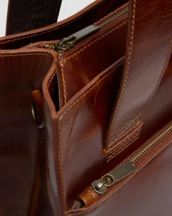 Dr. Martens Accessories|Accessories*LEATHER TOTE BAG in Amber Tan AMBER TAN — Mayhem Rb