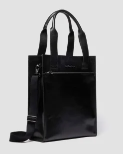 Dr. Martens Accessories|Accessories*LEATHER TOTE BAG in Black BLACK — Mayhem Rb