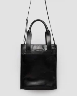 Dr. Martens Accessories|Accessories*LEATHER TOTE BAG in Black BLACK — Mayhem Rb