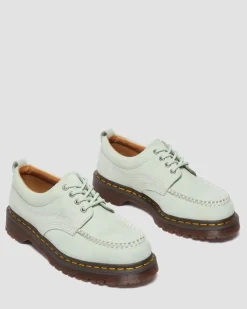 Dr. Martens Last Chance Styles|Last Chance Styles*Lowell Buttersoft leather moc toe shoes in Sage Green