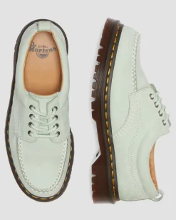 Dr. Martens Last Chance Styles|Last Chance Styles*Lowell Buttersoft leather moc toe shoes in Sage Green
