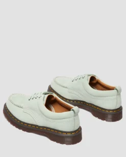 Dr. Martens Last Chance Styles|Last Chance Styles*Lowell Buttersoft leather moc toe shoes in Sage Green