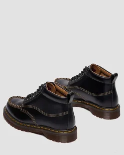 Dr. Martens New And Featured|Boots*LOWELL CHUKKA MOC TOE LEATHER ANKLE BOOTS in Black Black — Orleans