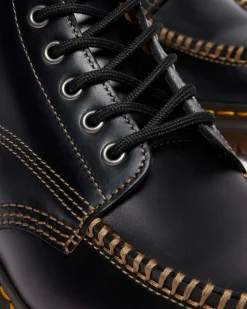 Dr. Martens New And Featured|Boots*LOWELL CHUKKA MOC TOE LEATHER ANKLE BOOTS in Black Black — Orleans