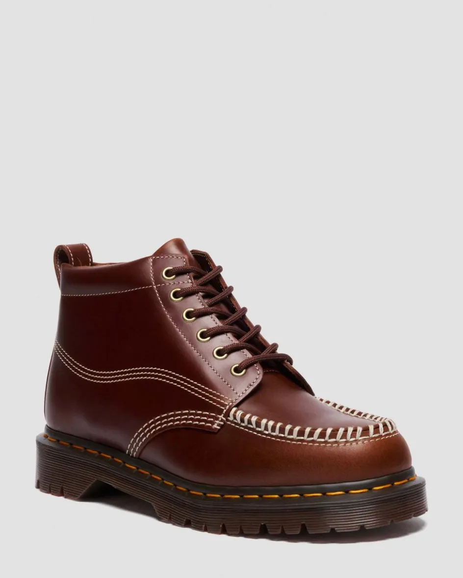 Dr. Martens New And Featured|Boots*LOWELL CHUKKA MOC TOE LEATHER ANKLE BOOTS in Butterscotch Butterscotch — Orleans