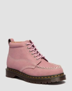 Dr. Martens New And Featured|Boots*Lowell Chukka Nubuck Moc Toe Ankle Boots in Dusty Rose DUSTY ROSE — Milled Nubuck Wp