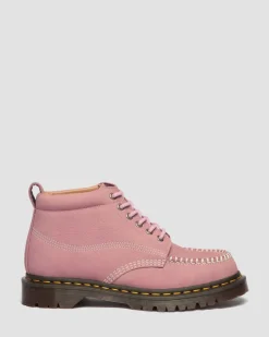 Dr. Martens New And Featured|Boots*Lowell Chukka Nubuck Moc Toe Ankle Boots in Dusty Rose DUSTY ROSE — Milled Nubuck Wp