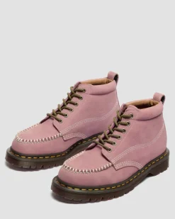 Dr. Martens New And Featured|Boots*Lowell Chukka Nubuck Moc Toe Ankle Boots in Dusty Rose DUSTY ROSE — Milled Nubuck Wp