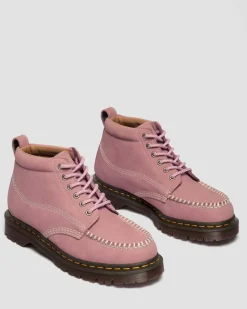 Dr. Martens New And Featured|Boots*Lowell Chukka Nubuck Moc Toe Ankle Boots in Dusty Rose DUSTY ROSE — Milled Nubuck Wp