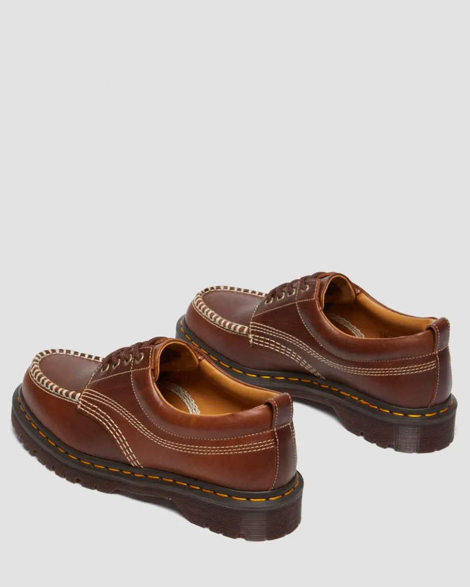 Dr. Martens Shoes|New And Featured*Lowell Leather Moc Toe Shoes in Butterscotch Butterscotch — Orleans