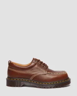 Dr. Martens Shoes|New And Featured*Lowell Leather Moc Toe Shoes in Butterscotch Butterscotch — Orleans