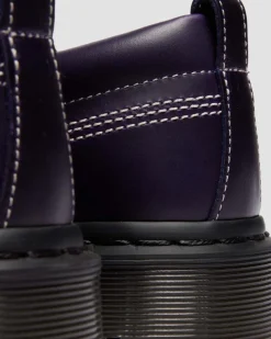 Dr. Martens Last Chance Styles|Last Chance Styles*LOWELL LEATHER MOC TOE SHOES in Midnight Blue MIDNIGHT BLUE — Orleans