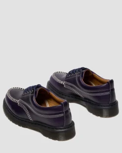 Dr. Martens Last Chance Styles|Last Chance Styles*LOWELL LEATHER MOC TOE SHOES in Midnight Blue MIDNIGHT BLUE — Orleans