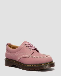 Dr. Martens Shoes|New And Featured*Lowell Nubuck Moc Toe Shoes in Dusty Rose Dusty Rose — Milled Nubuck Wp