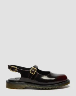 Dr. Martens Mother'S Day Gifts|Shoes*Madaline Mary Jane Rub Off Leather Sling Back Shoes in Cherry Red Arcadia Cherry Red Arcadia — Arcadia