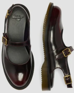 Dr. Martens Mother'S Day Gifts|Shoes*Madaline Mary Jane Rub Off Leather Sling Back Shoes in Cherry Red Arcadia Cherry Red Arcadia — Arcadia