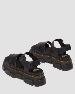 Dr. Martens Spring Sandals|Sandals*Mattison 2 Strap sandals in Black BLACK — Athena