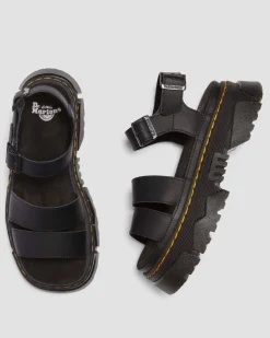 Dr. Martens Spring Sandals|Sandals*Mattison 2 Strap sandals in Black BLACK — Athena