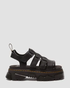 Dr. Martens Spring Sandals|Sandals*Mattison 3 Strap sandals in Black
