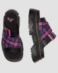 Dr. Martens Last Chance Styles*MATTISON SLIDE in Black BLACK+PINK MULTI