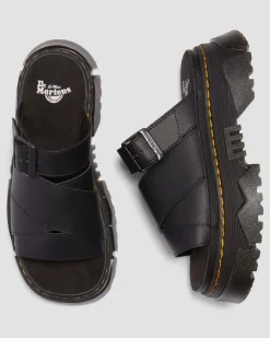 Dr. Martens Mules|Slides*Mattison Slide sandals in Black BLACK — Athena