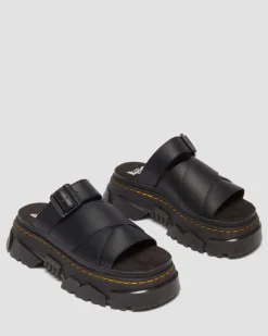 Dr. Martens Mules|Slides*Mattison Slide sandals in Black BLACK — Athena