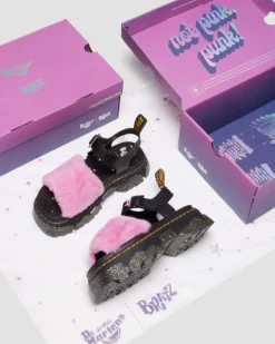 Dr. Martens Collaborations|Collaborations*MATTISON STRAP BRATZ in Bratz Pink Bratz Pink+Black