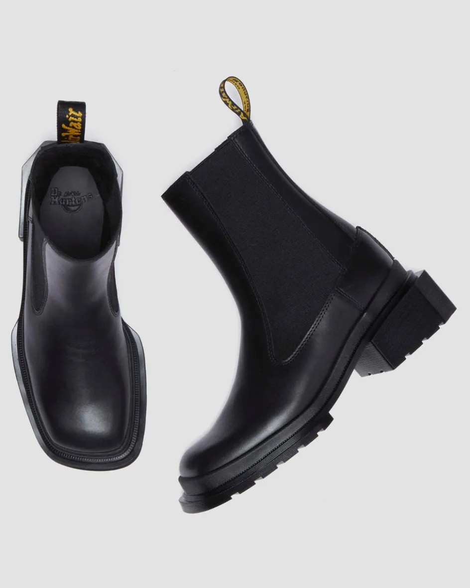 Dr. Martens Tall And Knee High Boots|New And Featured*Maybole Square Toe Chelsea Boots in Black Black — Wanama