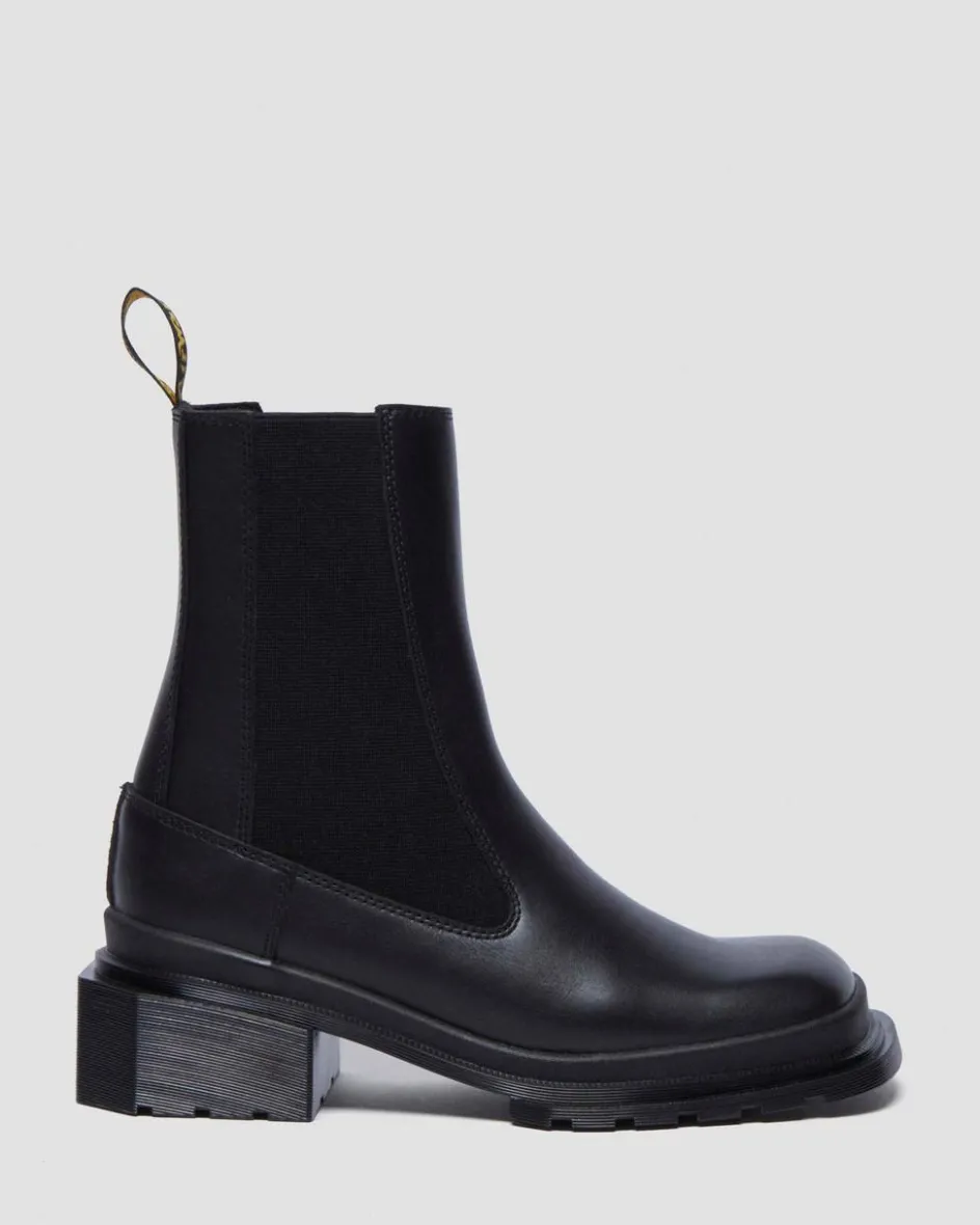 Dr. Martens Tall And Knee High Boots|New And Featured*Maybole Square Toe Chelsea Boots in Black Black — Wanama