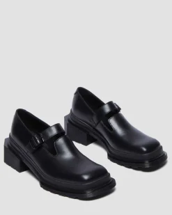 Dr. Martens Shoes|New And Featured*Maybole Square Toe Mary Jane Shoes in Black Black — Wanama