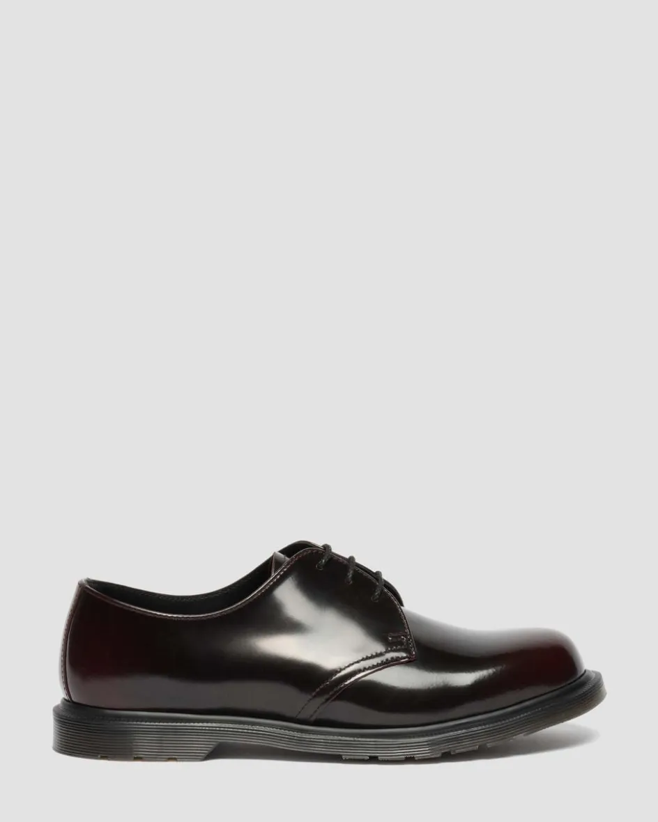 Dr. Martens Shoes|New And Featured*Mayfare Rub Off Leather Shoes in Cherry Red Arcadia Cherry Red Arcadia — Arcadia