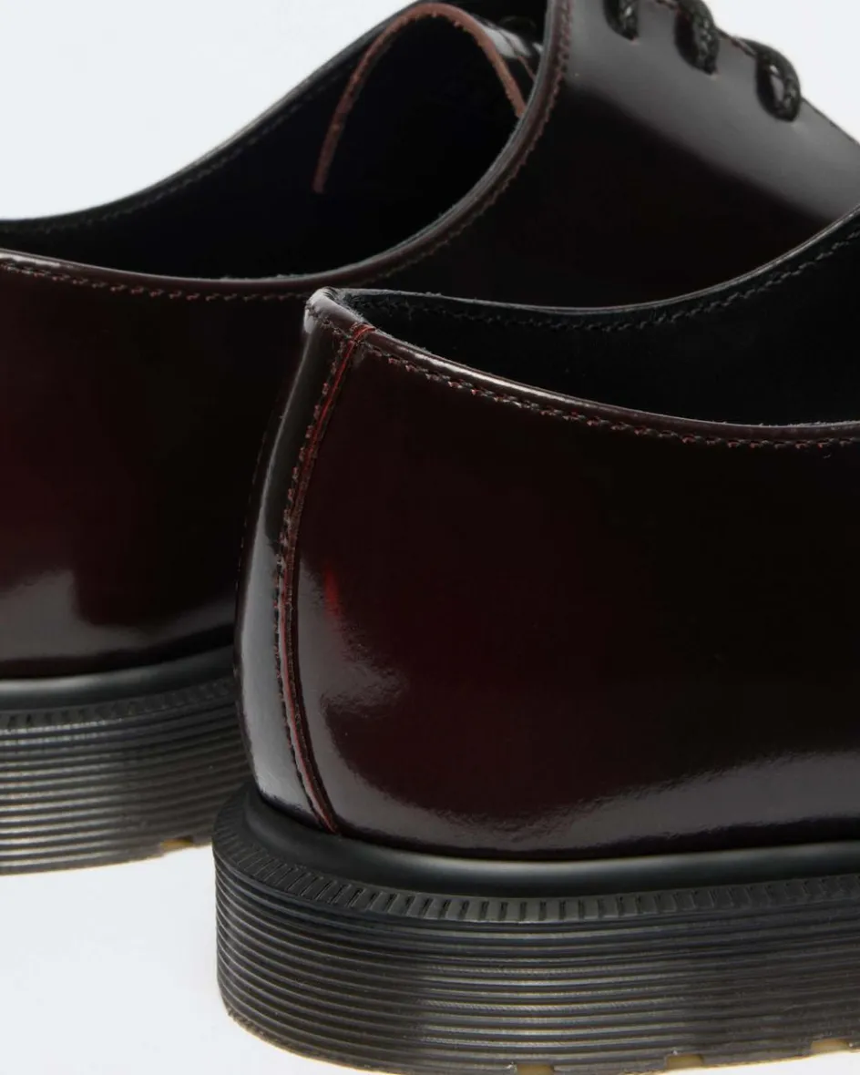 Dr. Martens Shoes|New And Featured*Mayfare Rub Off Leather Shoes in Cherry Red Arcadia Cherry Red Arcadia — Arcadia