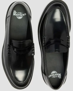 Dr. Martens Shoes|New And Featured*Mayfare Smooth Leather Loafers in Black Black — Polished Smooth