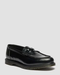 Dr. Martens Shoes|New And Featured*Mayfare Smooth Leather Loafers in Black Black — Polished Smooth