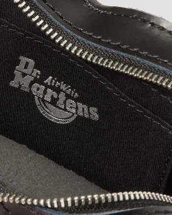 Dr. Martens Last Chance Styles|Last Chance Styles*Mini Heart Shaped Kiev & Patent Leather Bag in Black Black — Kiev+Patent Lamper
