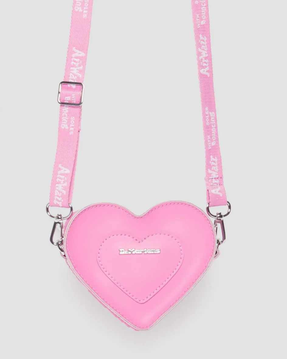 Dr. Martens Last Chance Styles|Last Chance Styles*Mini Heart Shaped Leather Bag in Fondant Pink Fondant Pink — Kiev