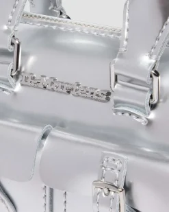 Dr. Martens New And Featured|Accessories*Mini Top Handle Bag Bag Silver Metallic Patent Lamper in Silver Metallic Silver Metallic — Patent Lamper