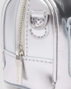 Dr. Martens New And Featured|Accessories*Mini Top Handle Bag Bag Silver Metallic Patent Lamper in Silver Metallic Silver Metallic — Patent Lamper