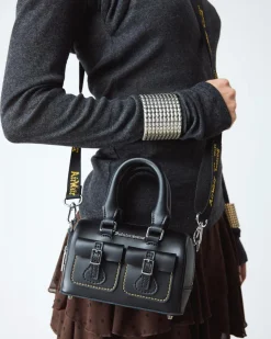 Dr. Martens Accessories|Accessories*Mini Top Handle Bag in Black Black — Kiev