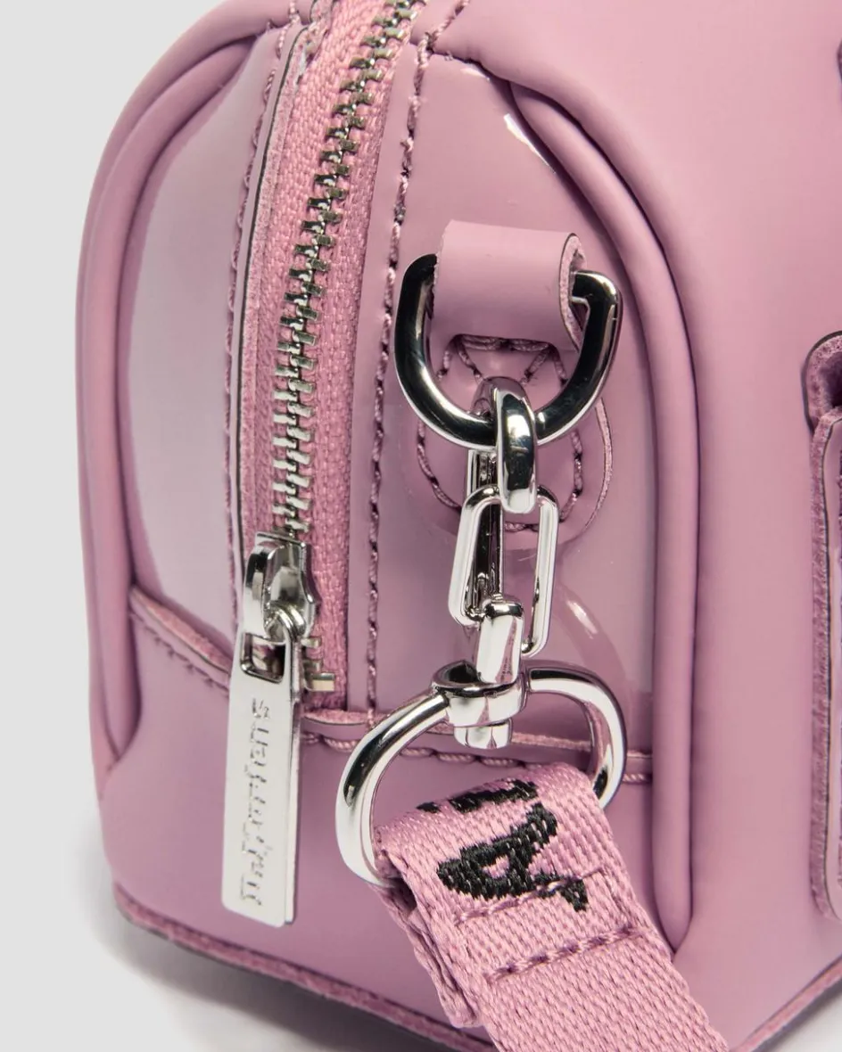 Dr. Martens New And Featured|Accessories*Mini Top Handle Patent Leather Bag in Dusty Rose DUSTY ROSE — Kiev+Patent Lamper