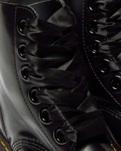 Dr. Martens New And Featured|Mother'S Day Gifts*Molly Women's Leather Platform Boots in Black Buttero BLACK BUTTERO — Buttero